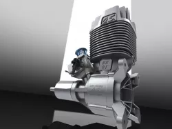 OS-MAX 55GT Gas engine.