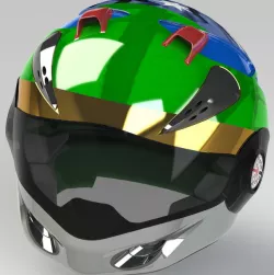 outer shell full face helmet