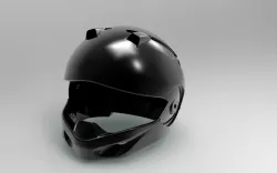 outer shell full face helmet