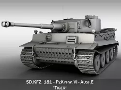 Panzer VI - Tiger - Early Production 3D model