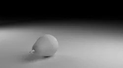 Pear Untextured 3D model