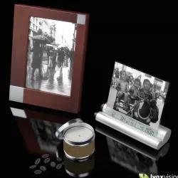 Picture Frames and Candle 3D model