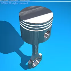 Piston 3D model