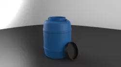 Plastic barrel