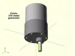 Pololu 37D metal gearmotor