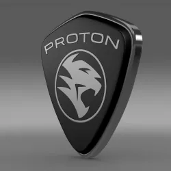 Proton logo  3D model