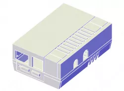 Rasberry Pi retro case 3D model
