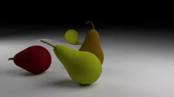 Realistic Pears 3D model