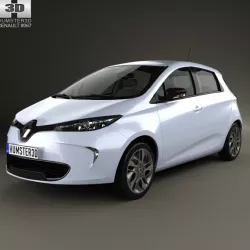 Renault Zoe 2013 3D model