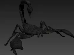 Rigged Scorpion Low-poly  3D model