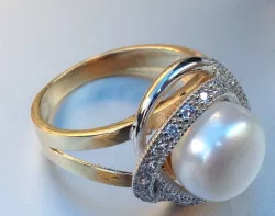 Ring Pearl STL 3D model