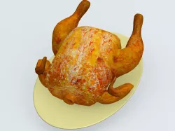 Roasted turkey 3D model