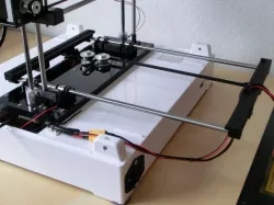 Robo3D Y-axis smooth rod upgrade for stock bed