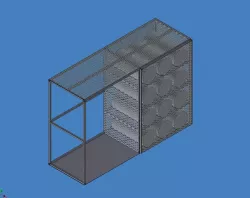 Safety Gas Rack (Cage)
