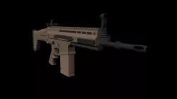 SCAR-H 3D model