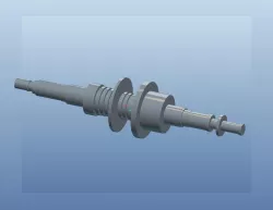 shafts of turbine