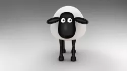 Sheep character 3D model