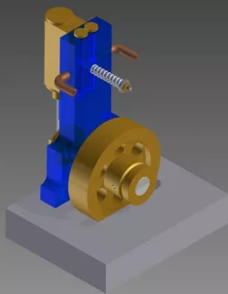 SIMPLE OSCILLATING STEAM ENGINE