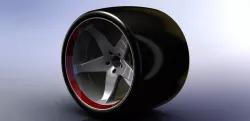 Small 5 spoke wheel