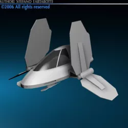 Small Spaceship 3D model