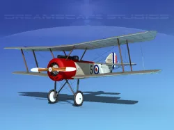Sopwith Pup Fighter 3D model