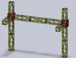 stage truss Telescopic (400 x 400 x 1500 mm)