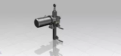Standing spindle screw jack