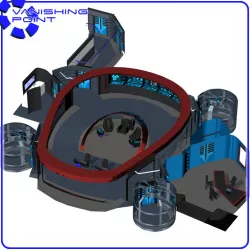 Starship Bridge 8 for Poser 3D model