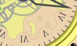 Steam punk compass puzzle