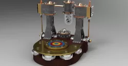 Steampunk compass