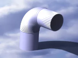 Stove pipe 90 degree