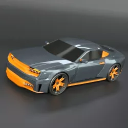  Stylish muscle car concept 3D model