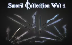 Sword Collection Vol 1 Low-poly  3D model