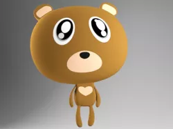 The 3D Printed Teddy Bear 3D model