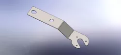 Tow bar electrics bracket