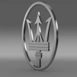 Trident Logo 3D model