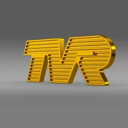 Tvr Logo 3D model
