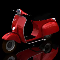 Vespa Poser 3D model