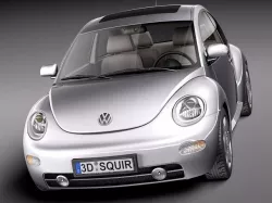 Volkswagen Beetle 1998-2004 3D model
