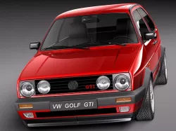 Volkswagen Golf GTI mk2 1983-1992- 3D model