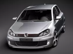Volkswagen Golf R 2012 3door 3D model