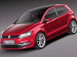 Volkswagen Polo 5door 2015 3D model