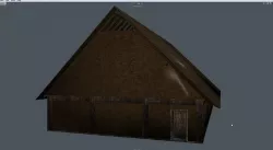 Wikingerhaus fbx Low-poly  3D model