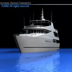Yacht 3D model