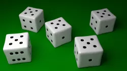 Yahtzee Low-poly  3D model