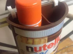 1515 tool holder, using "Nutella & Go!" container