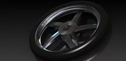 17'' aluminium rim & tire