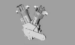 1919 J.A.P 90 bore engine