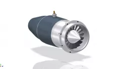 2 Inch diameter 3 Stage axial jet engine