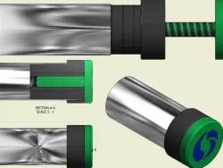 2 PIECE RUBBER CAP